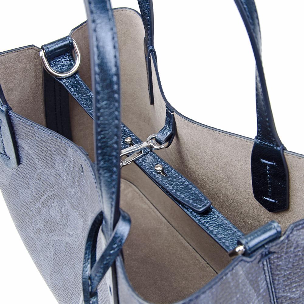 Loup Noir MINI SHOPPER Darkblue Met