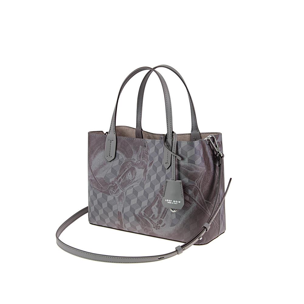 Loup Noir MINI SHOPPER Iron/Brown