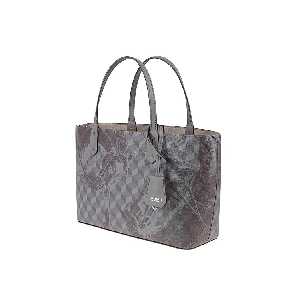Loup Noir MINI SHOPPER Iron/Brown