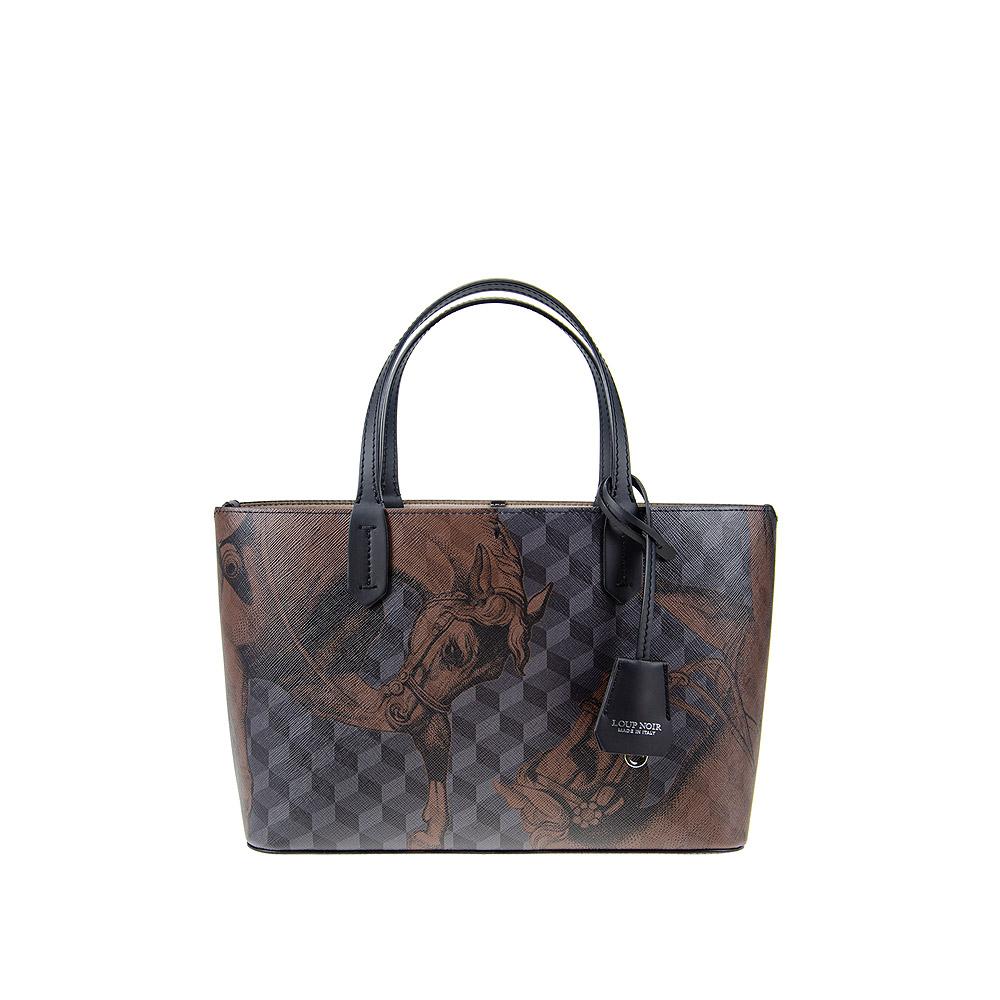 loup noir MINI SHOPPER Pirate Black
