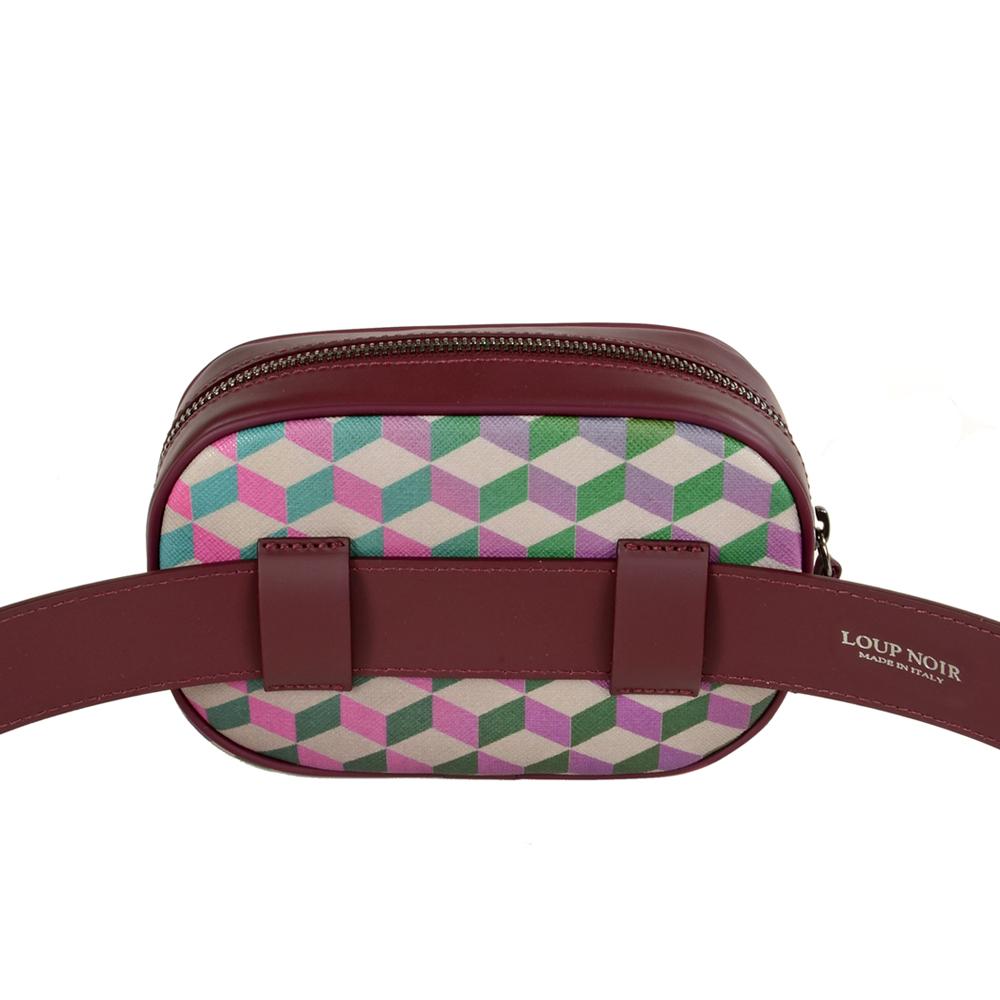 Loup Noir NAPOLI BAG CHEVAL Bordeaux Sphere