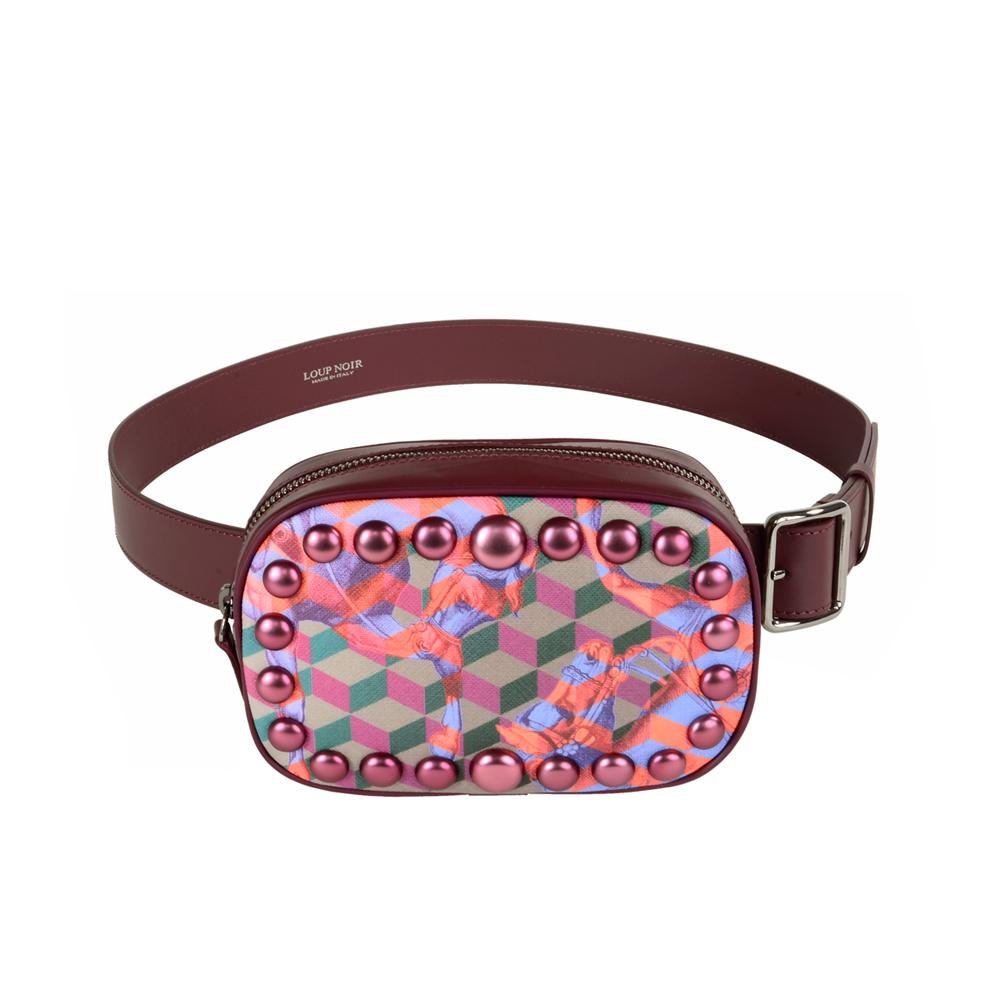 loup noir NAPOLI BAG CHEVAL Bordeaux Sphere