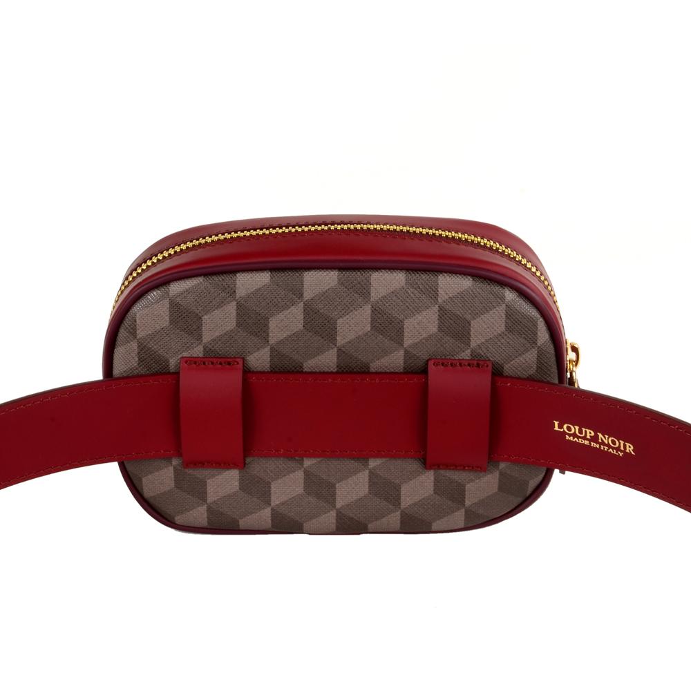 Loup Noir NAPOLI BAG CHEVAL Brown/Saffron