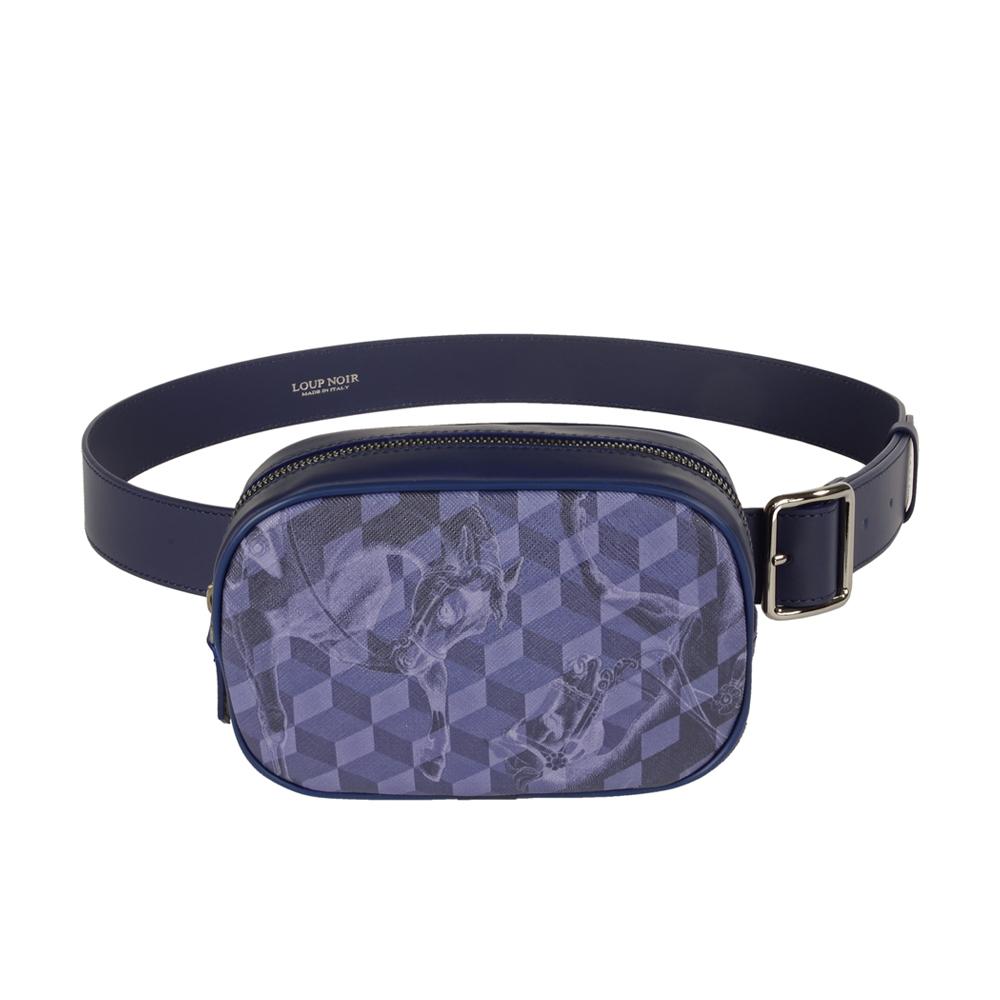 loup noir NAPOLI BAG CHEVAL Darkblue