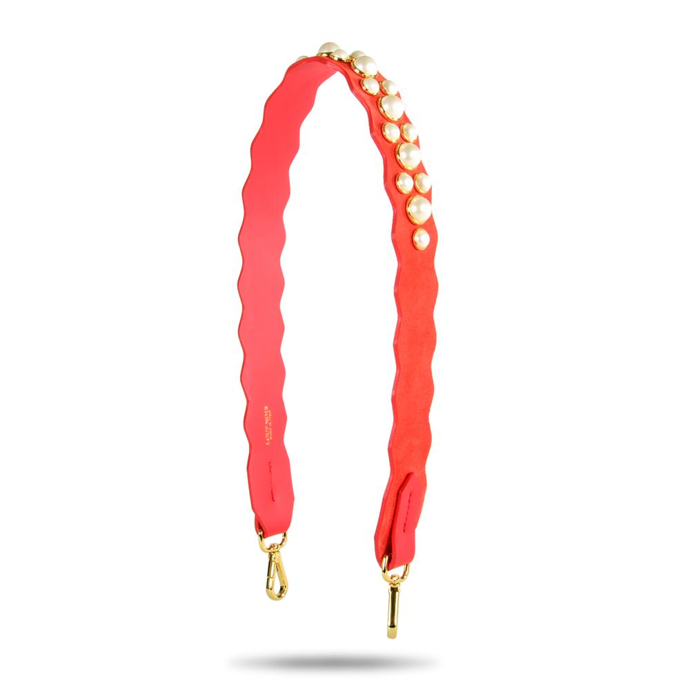loup noir PEARL STRAP ( long ) Coral