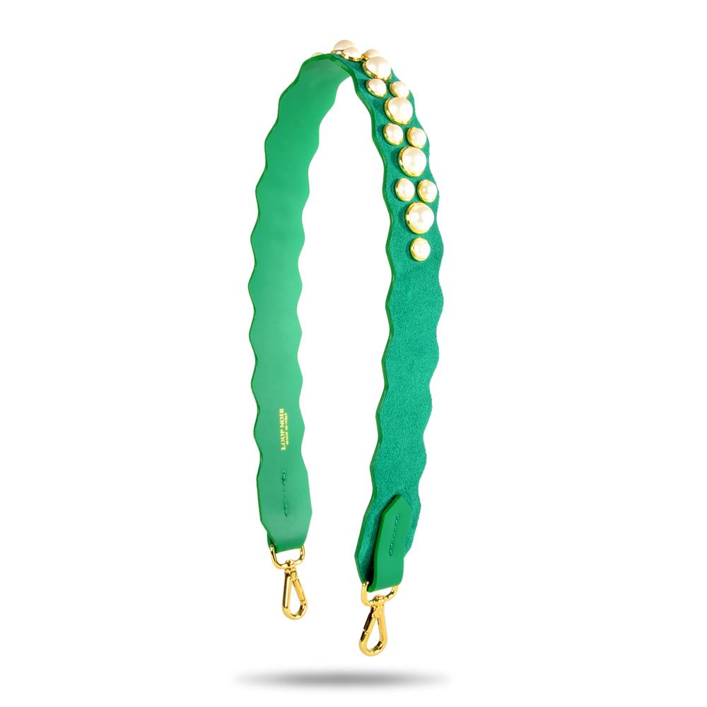 loup noir PEARL STRAP ( long ) Greenery