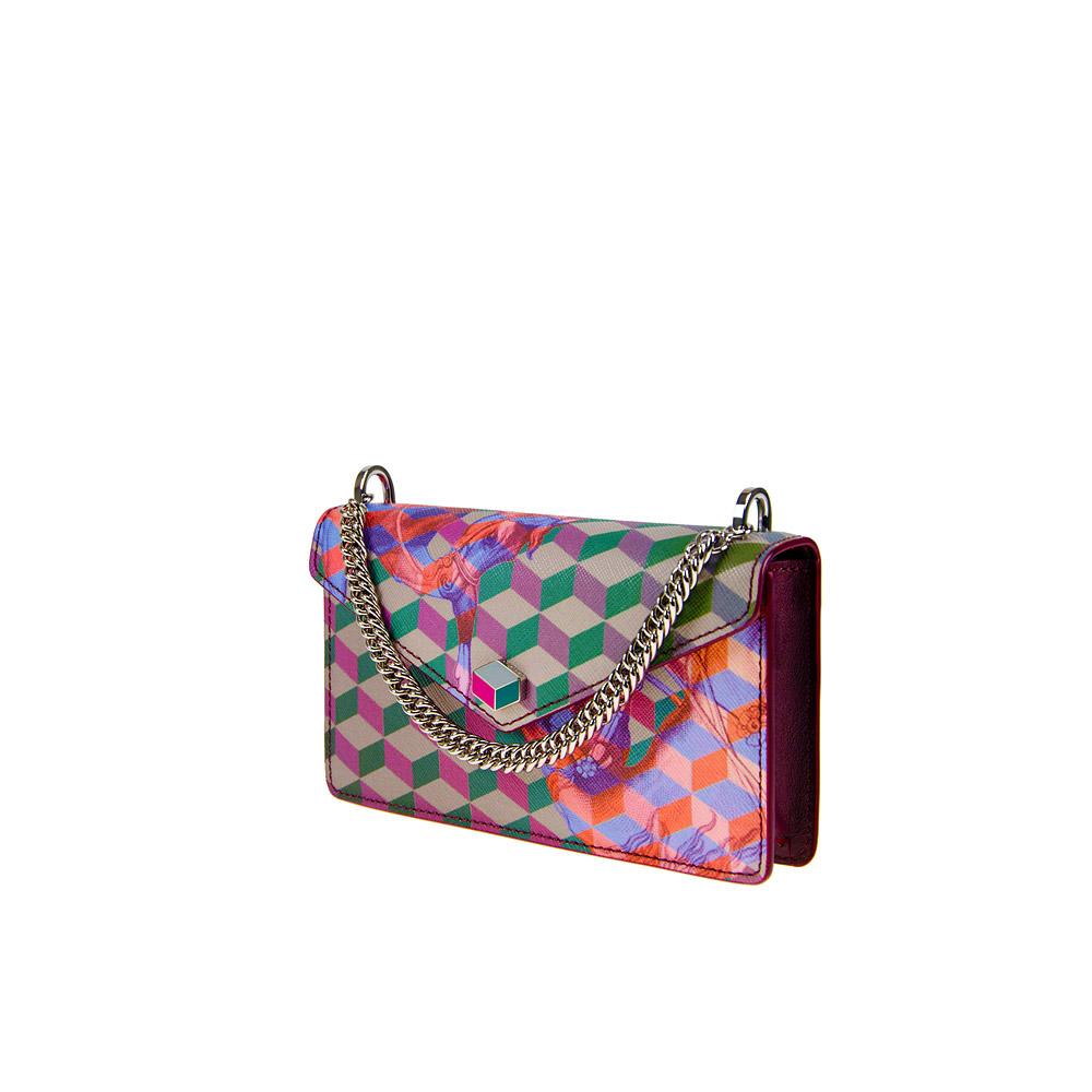Loup Noir PHONE CLUTCH Cheval Bordeaux