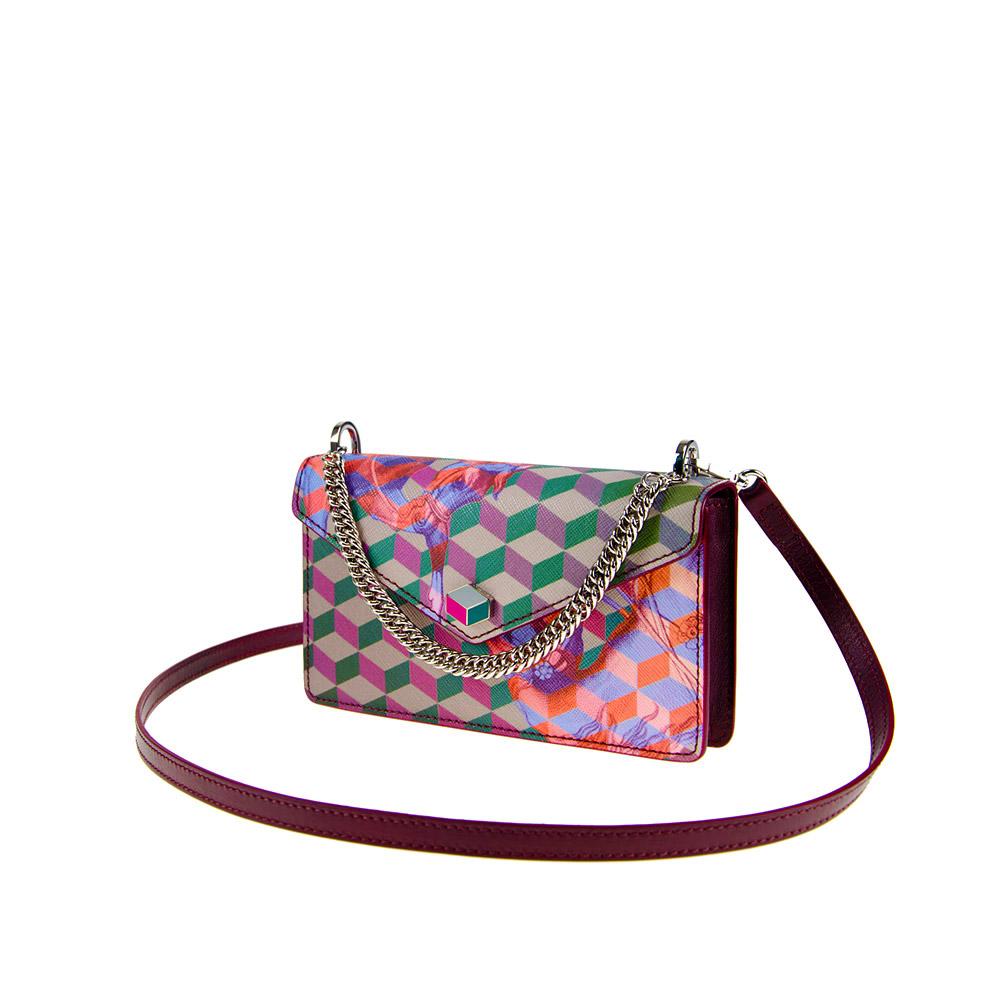 loup noir PHONE CLUTCH Cheval Bordeaux