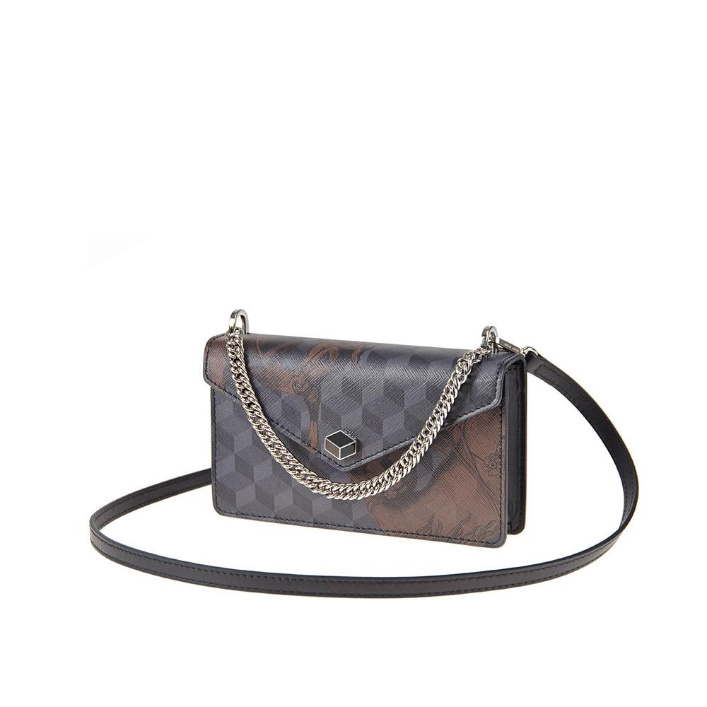 loup noir PHONE CLUTCH Cheval Pirate/Black