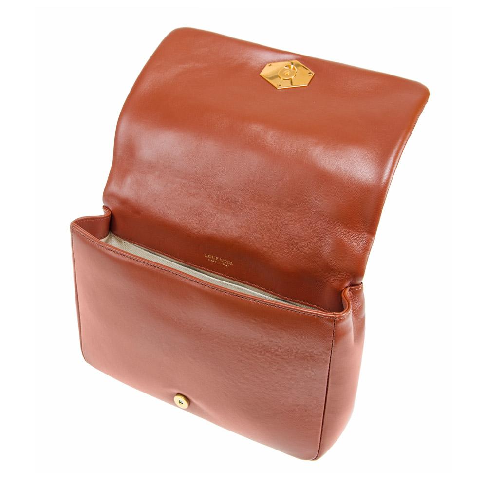 Loup Noir PIUMA BAG Monogram Brandy