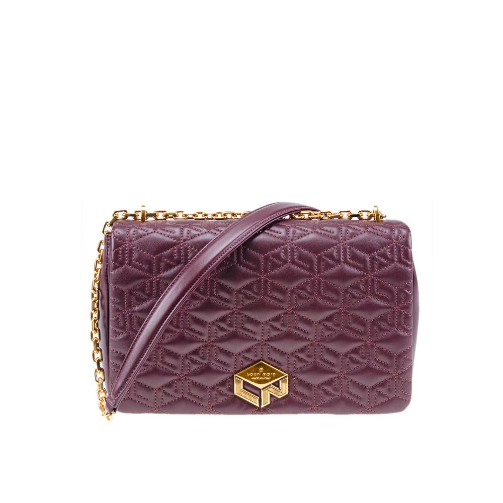 loup noir PIUMA BAG Monogram Burgundy