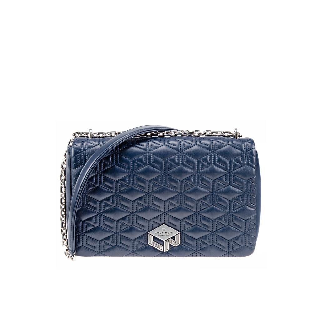 loup noir PIUMA BAG Monogram Dark Blue