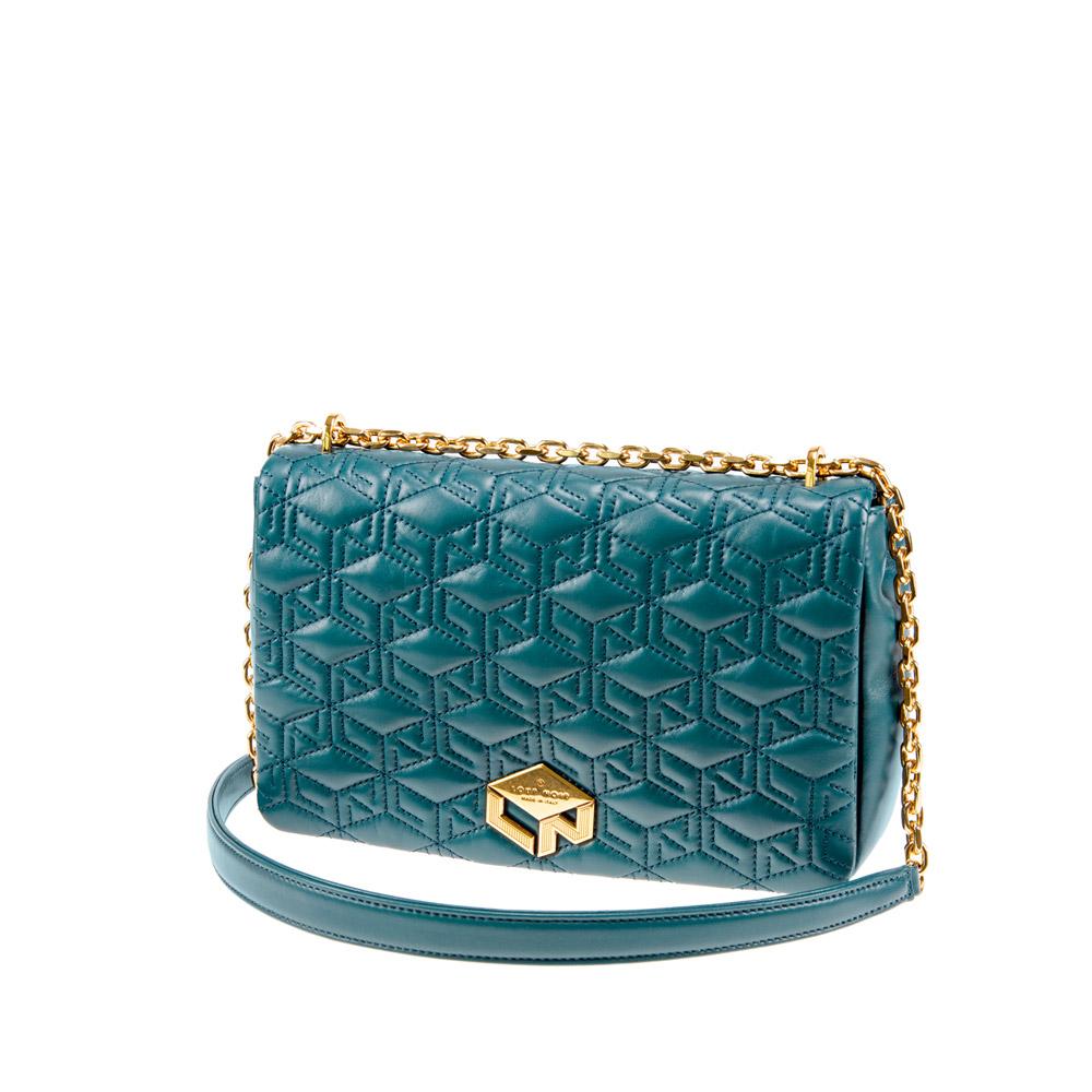 Loup Noir PIUMA BAG Monogram Petrol