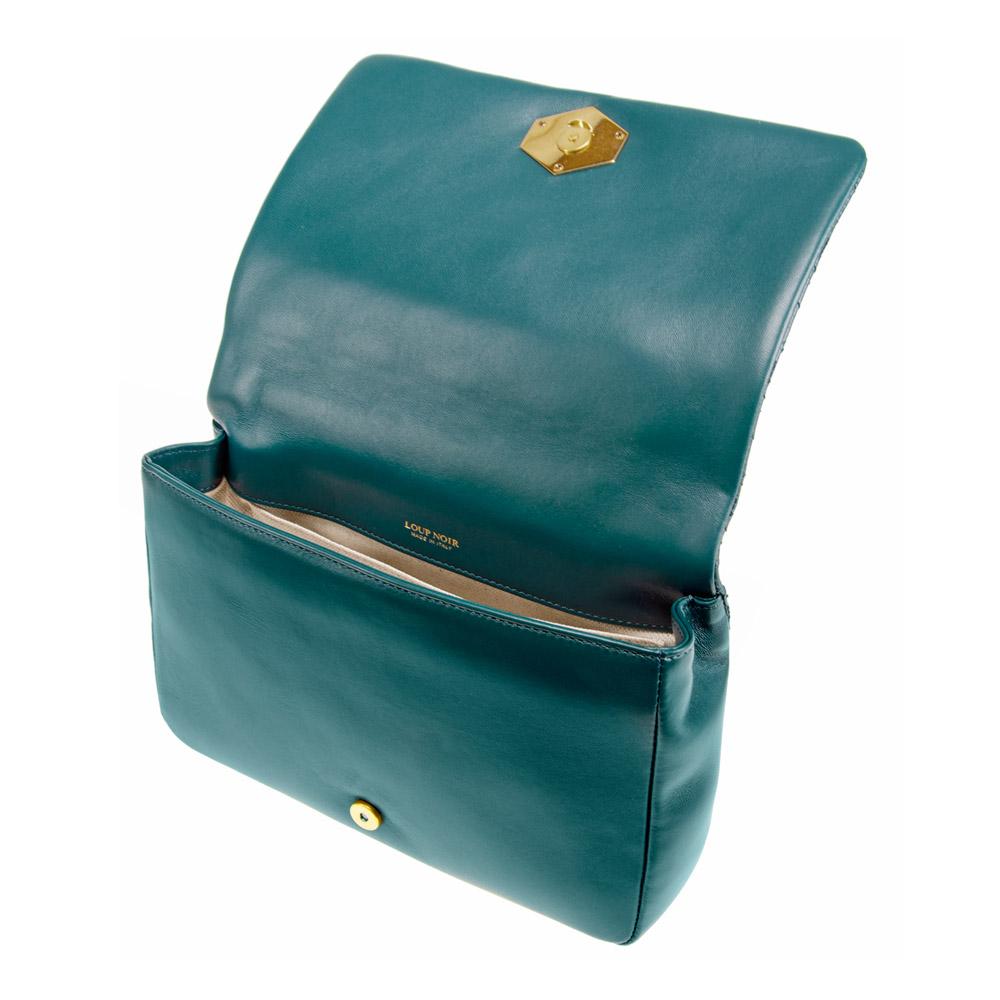 Loup Noir PIUMA BAG Monogram Petrol