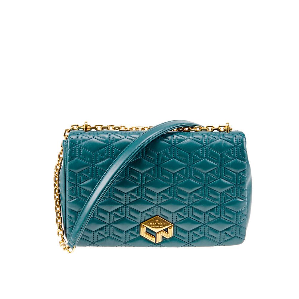 loup noir PIUMA BAG Monogram Petrol