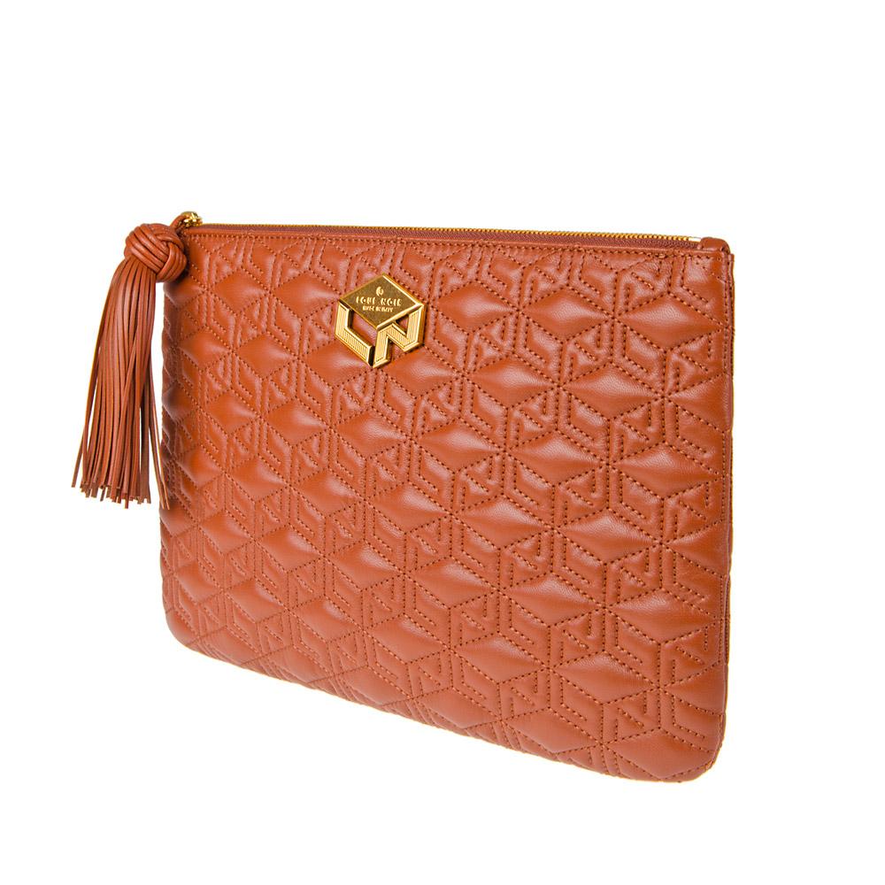 Loup Noir PIUMA POUCH Monogram Brandy