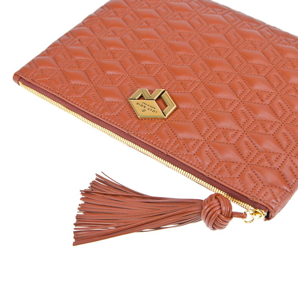 Loup Noir PIUMA POUCH Monogram Brandy