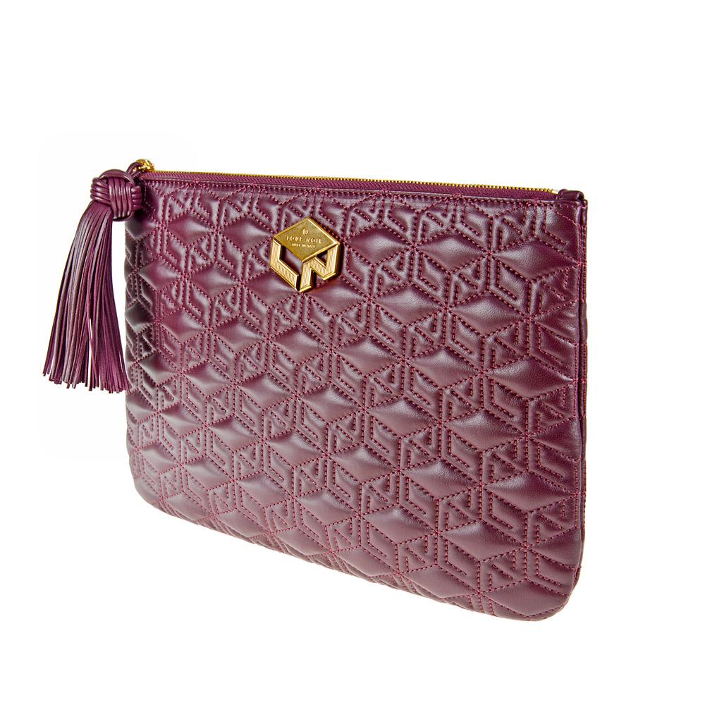 Loup Noir PIUMA POUCH Monogram Burgundy