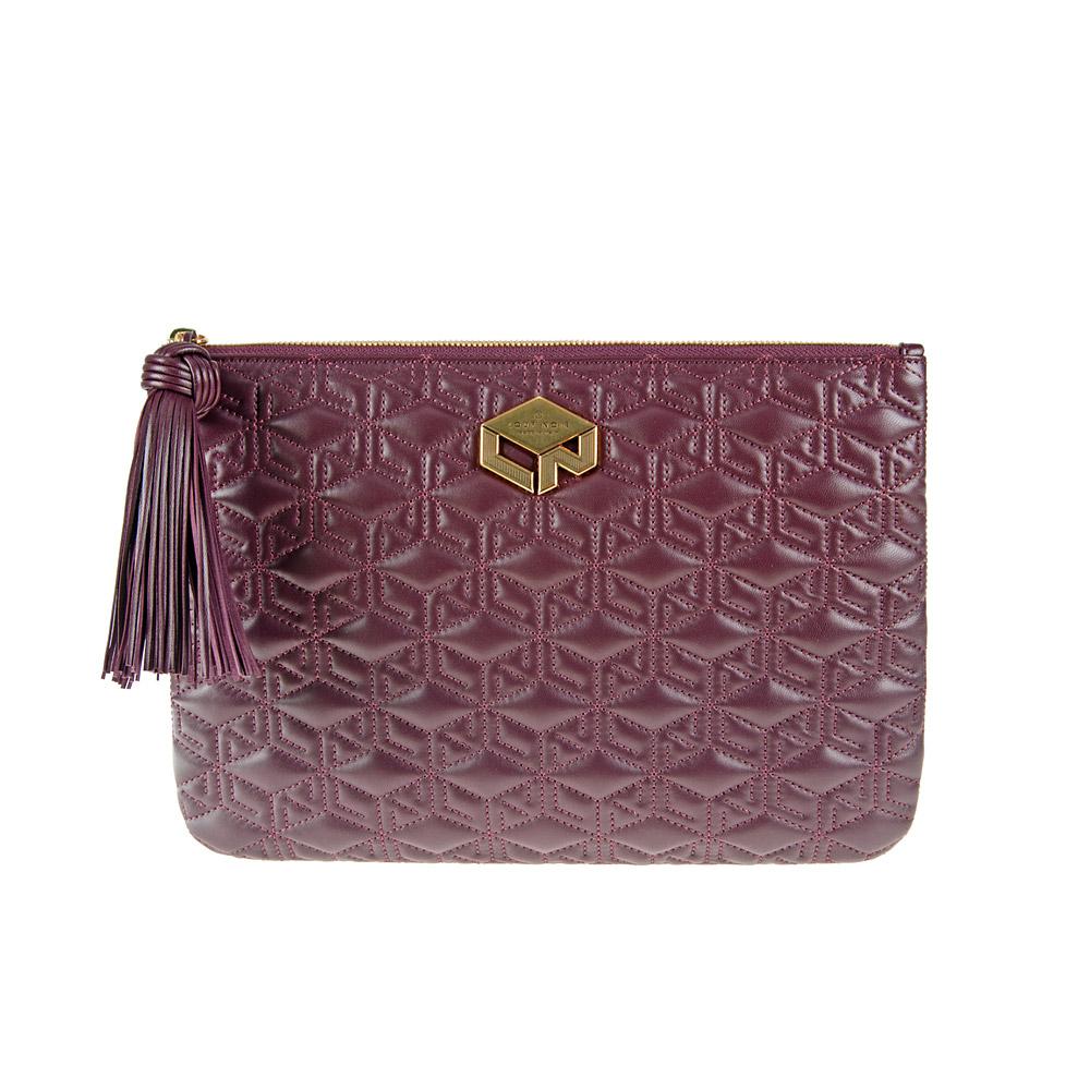 loup noir PIUMA POUCH Monogram Burgundy
