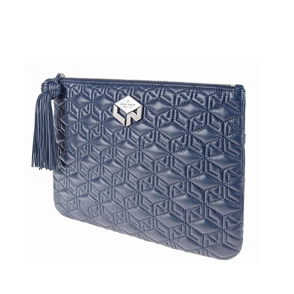 Loup Noir PIUMA POUCH Monogram Darkblue