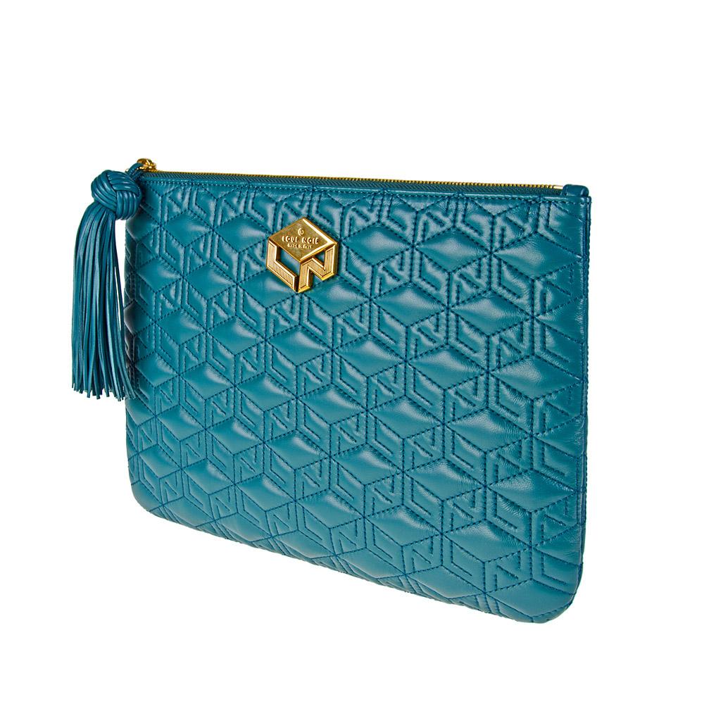 Loup Noir PIUMA POUCH Monogram Petrol