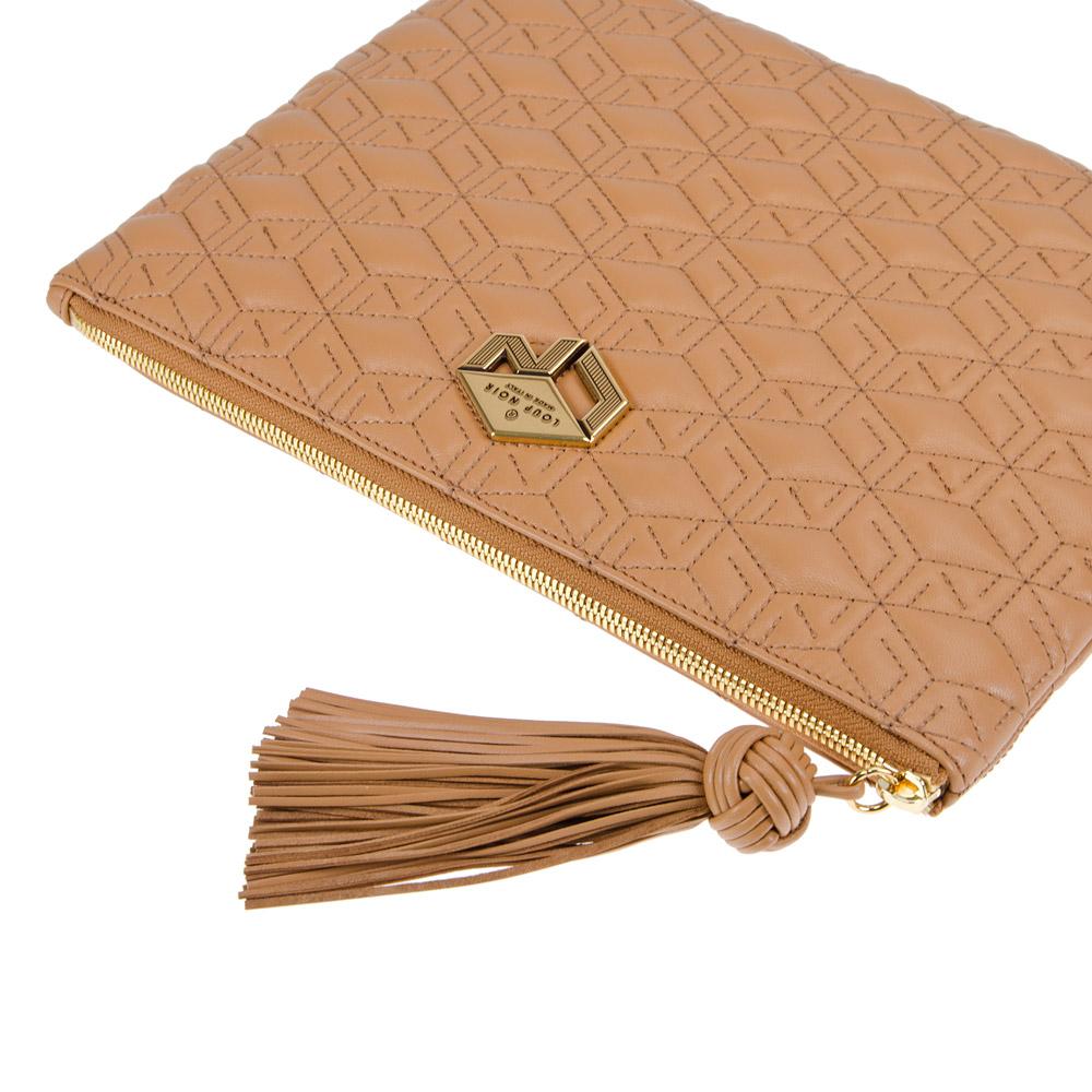 Loup Noir PIUMA POUCH Monogram Toffee