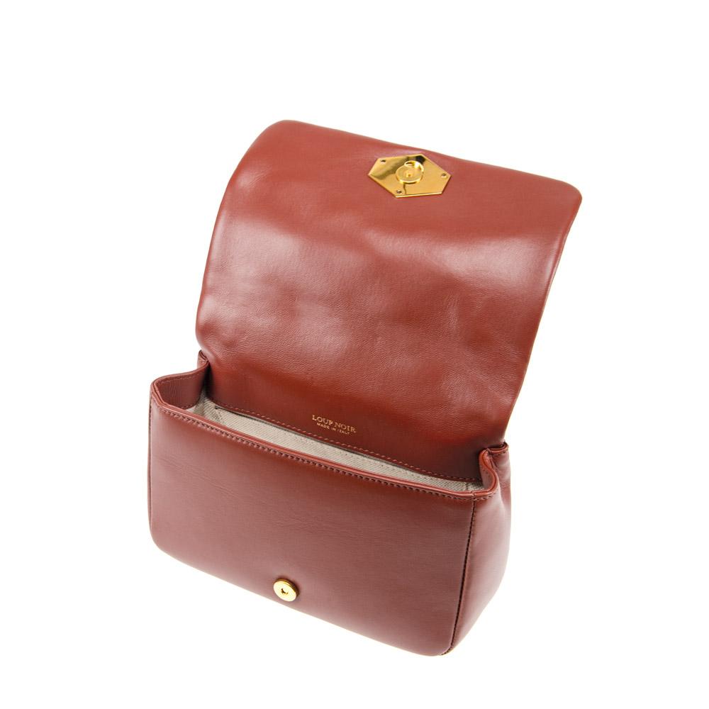 Loup Noir PIUMINA BAG Monogram Brandy