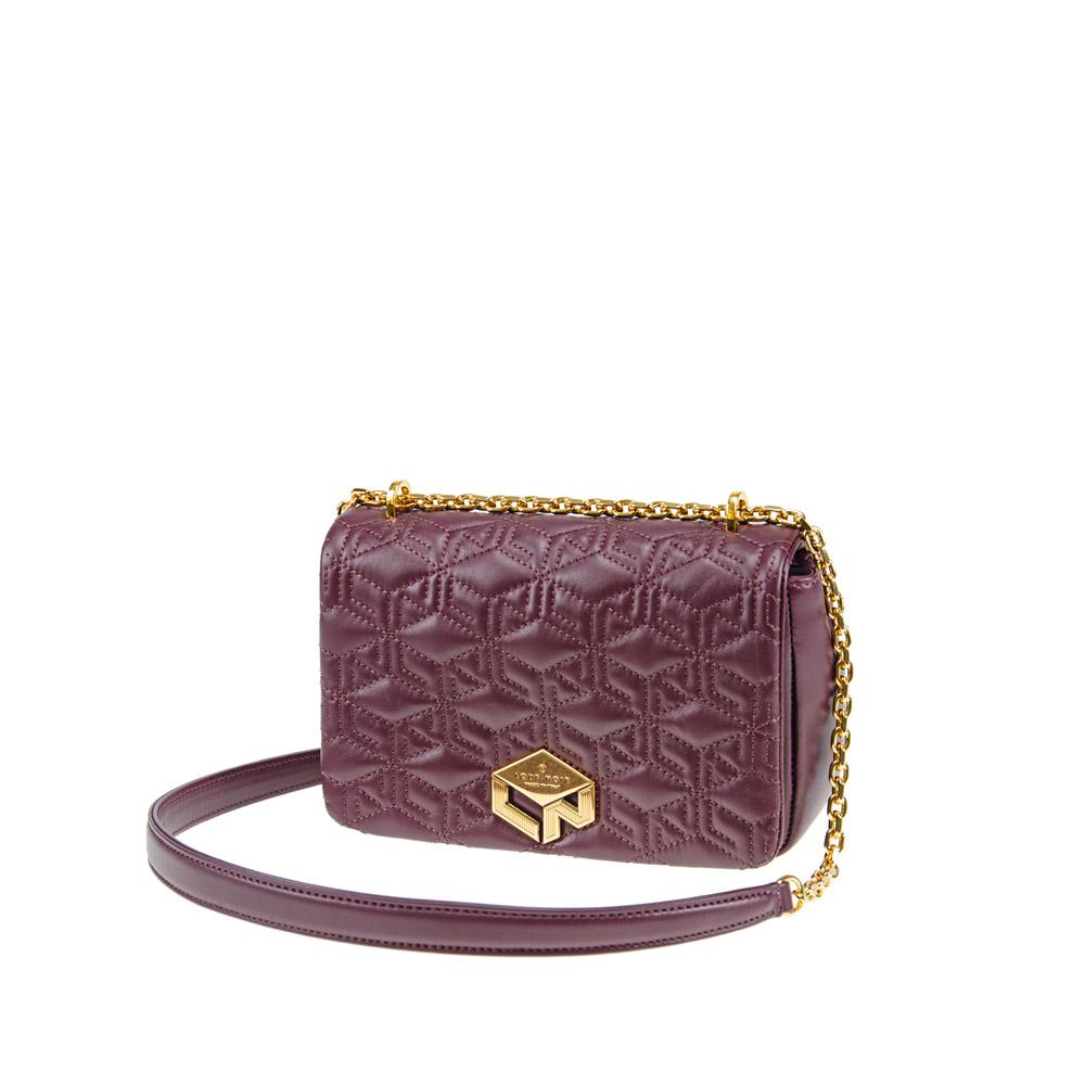 Loup Noir PIUMINA BAG Monogram Burgundy