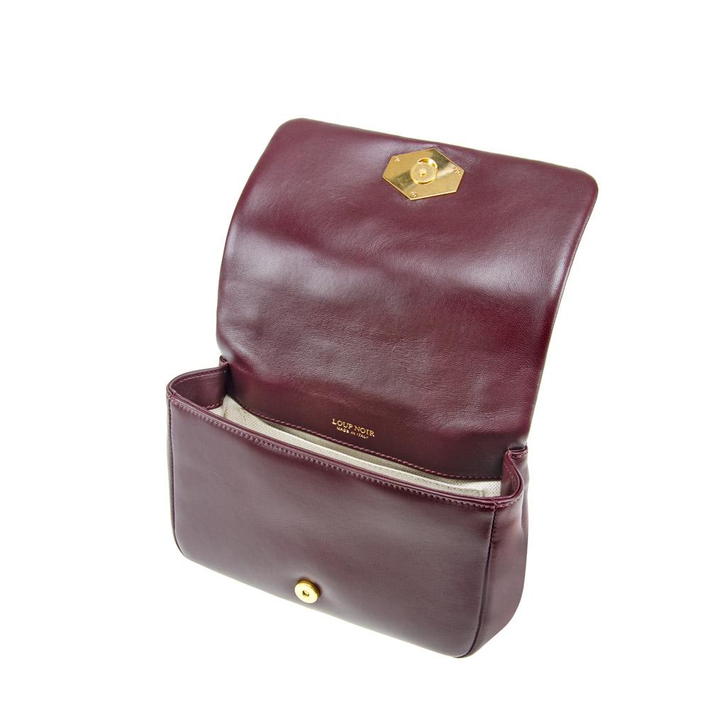 Loup Noir PIUMINA BAG Monogram Burgundy