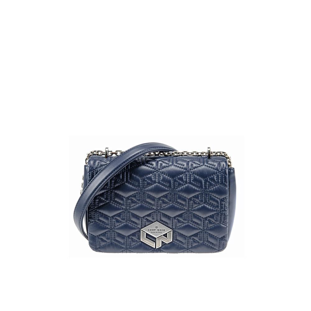 loup noir PIUMINA BAG Monogram Dark Blue