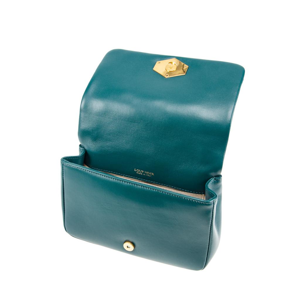 Loup Noir PIUMINA BAG Monogram Petrol