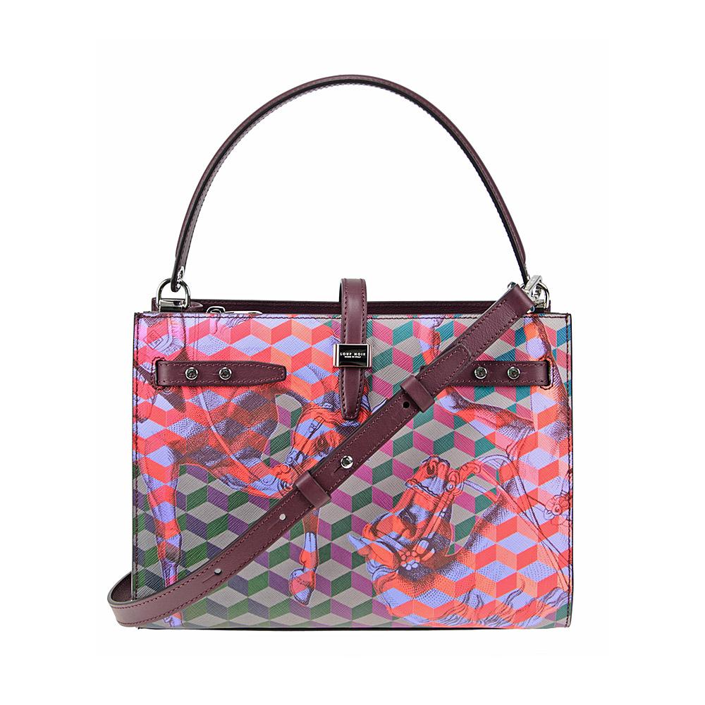 loup noir Roma Bag Cheval Bordeaux