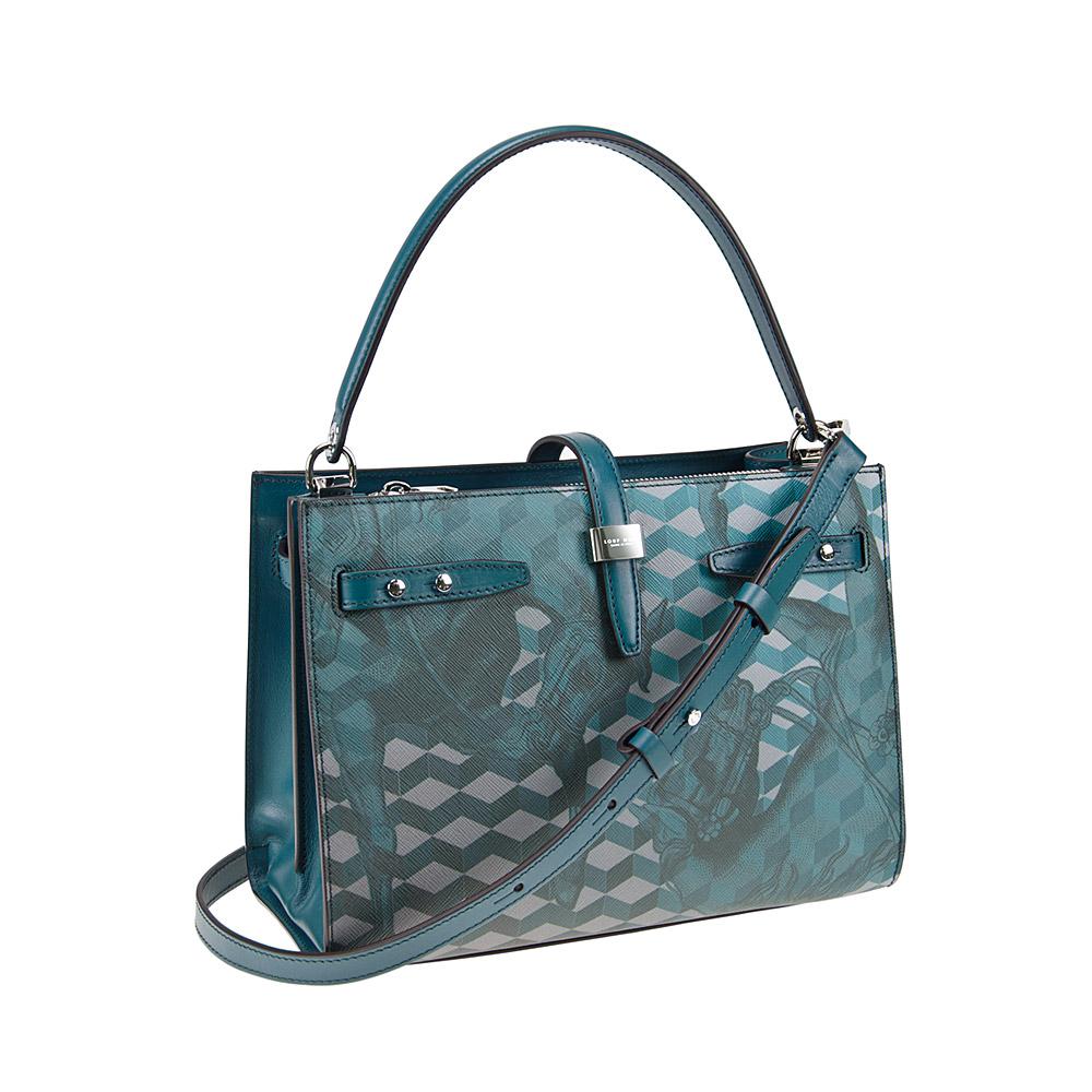 Loup Noir Roma Bag Cheval Petrol