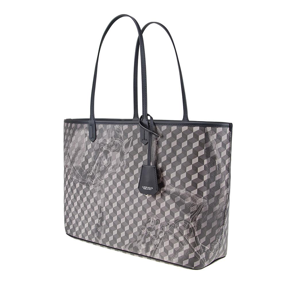 Loup Noir SHOPPER LARGE Cheval Black