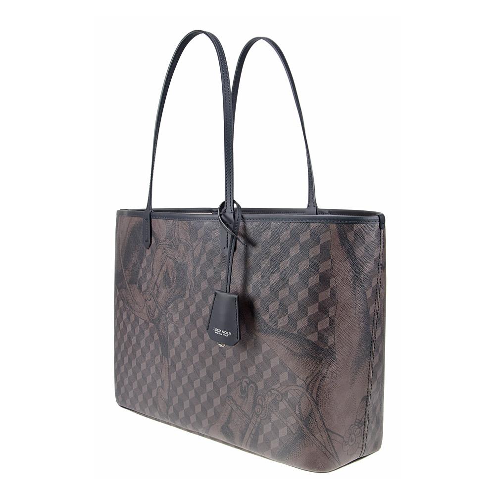 Loup Noir SHOPPER LARGE Cheval Brown/Black