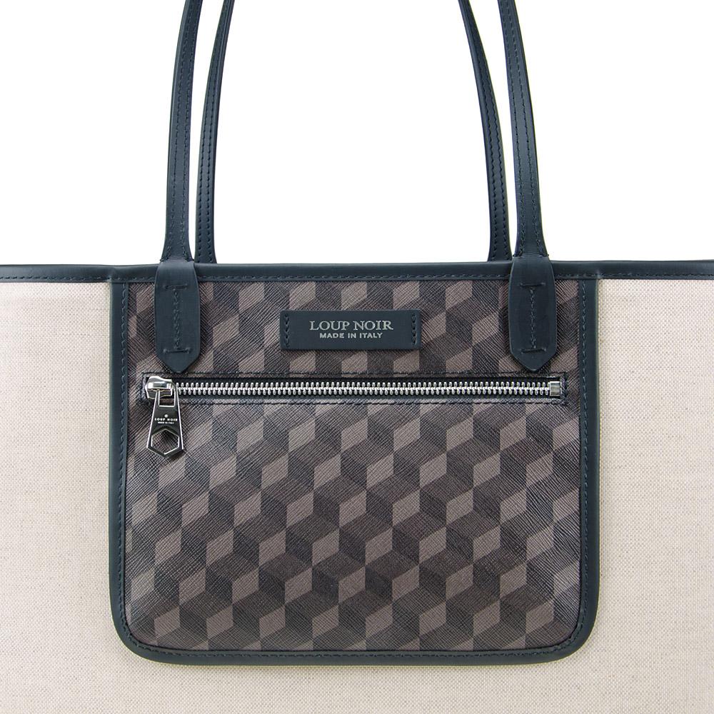 Loup Noir SHOPPER LARGE Cheval Brown/Black