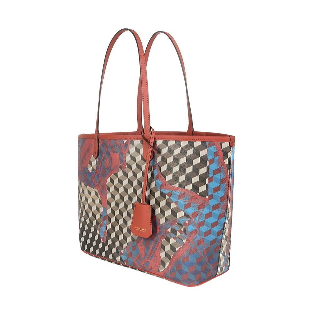 Loup Noir SHOPPER SMALL Cheval Brown Brandy