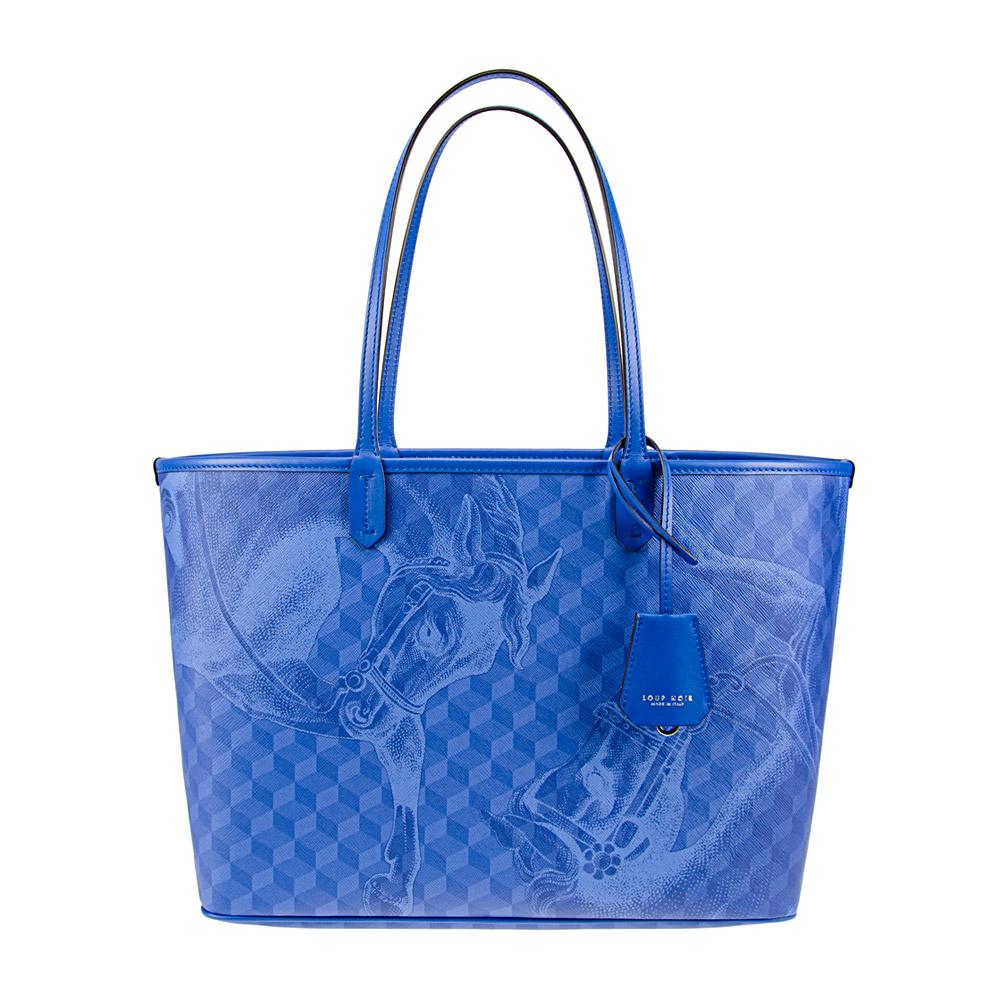loup noir SHOPPER SMALL Cheval Imperial Blue