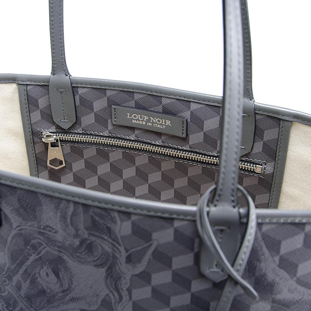 Loup Noir SHOPPER SMALL Cheval Iron/Brown