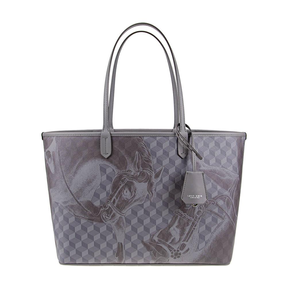 loup noir SHOPPER SMALL Cheval Iron/Brown