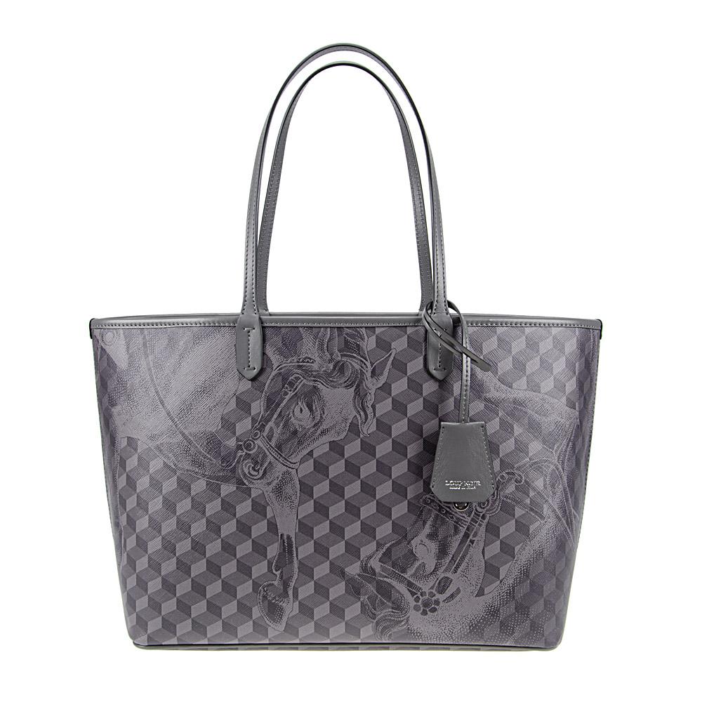 loup noir SHOPPER SMALL Cheval Iron