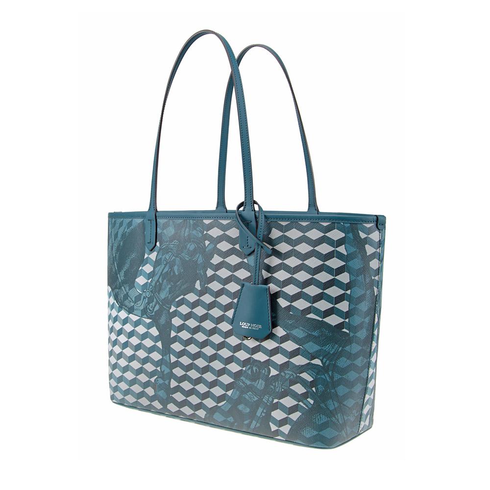 Loup Noir SHOPPER SMALL Cheval Petrol