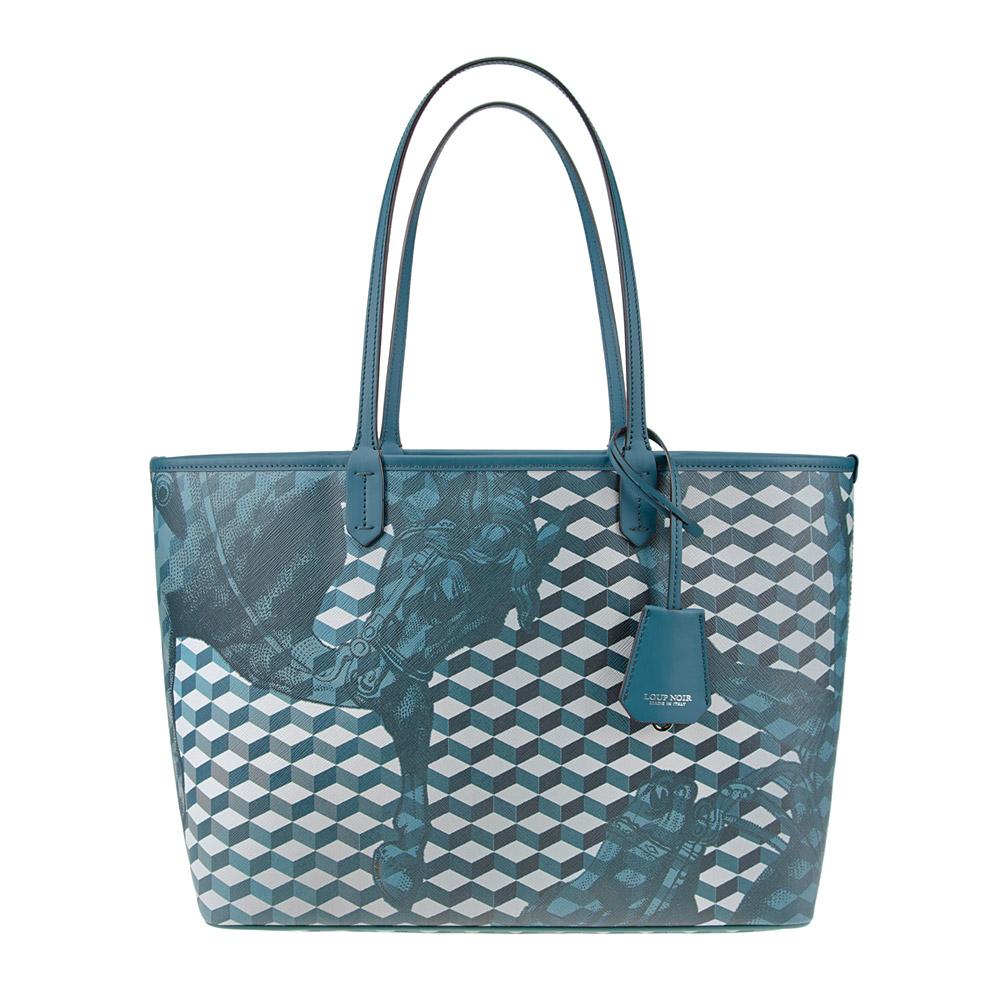 loup noir SHOPPER SMALL Cheval Petrol