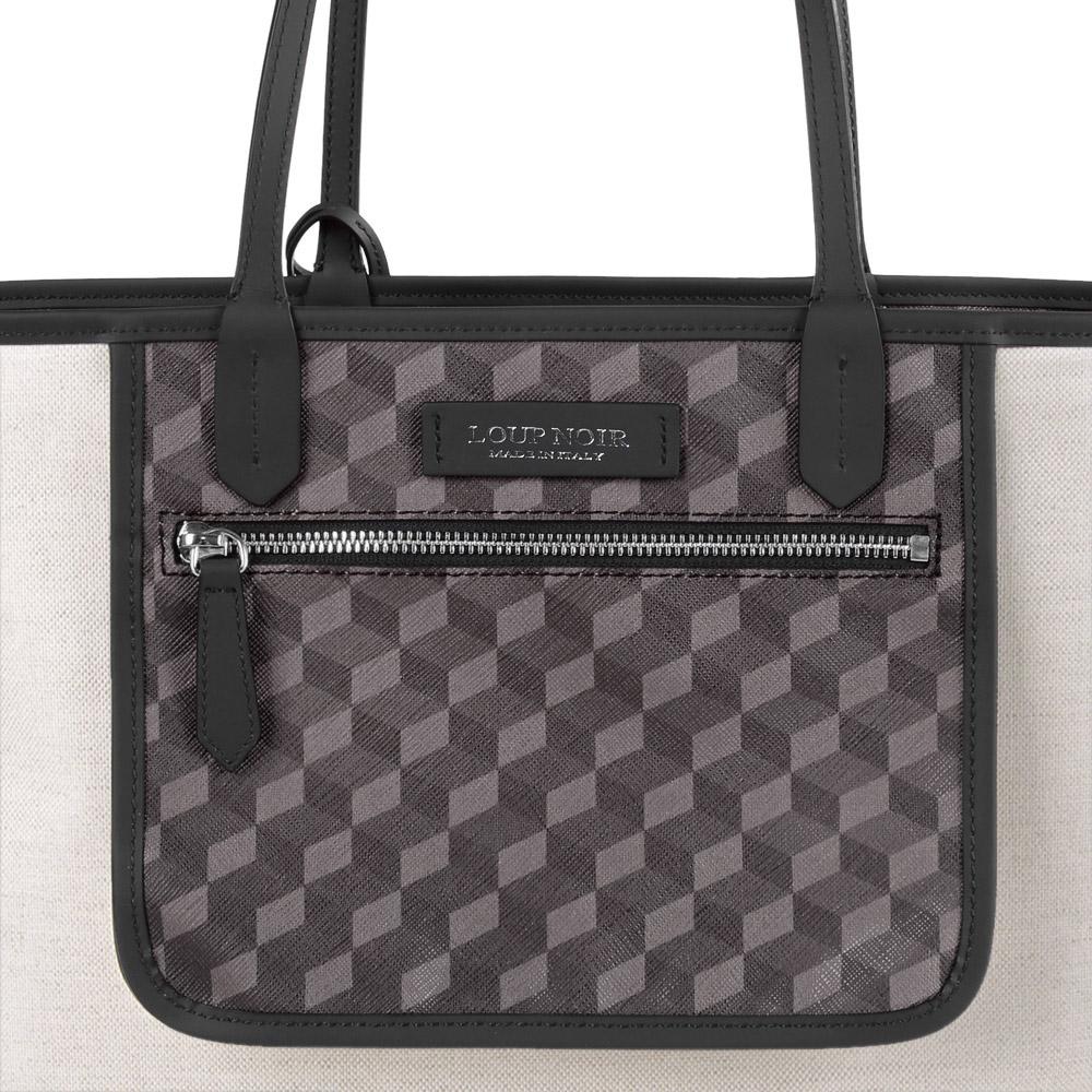 Loup Noir SHOPPER SMALL Cheval Pirate Black