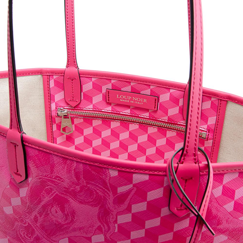 Loup Noir SHOPPER SMALL Cheval Raspberry Sorbet