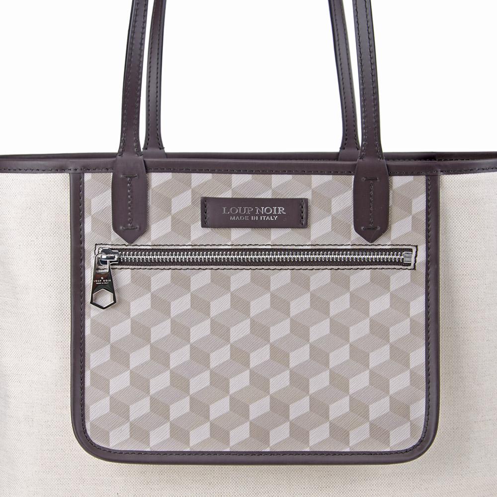 Loup Noir SHOPPER SMALL Cheval Sand/Brown