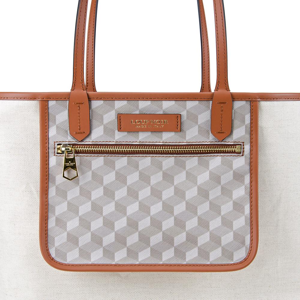 Loup Noir SHOPPER SMALL Cheval Sand/Toffee