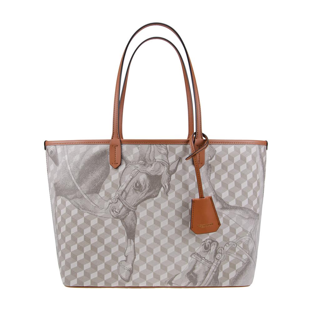 loup noir SHOPPER SMALL Cheval Sand/Toffee