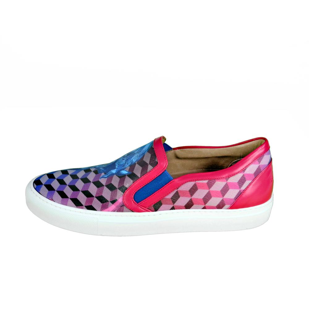 loup noir SLIP-ON Women Pink/Blue