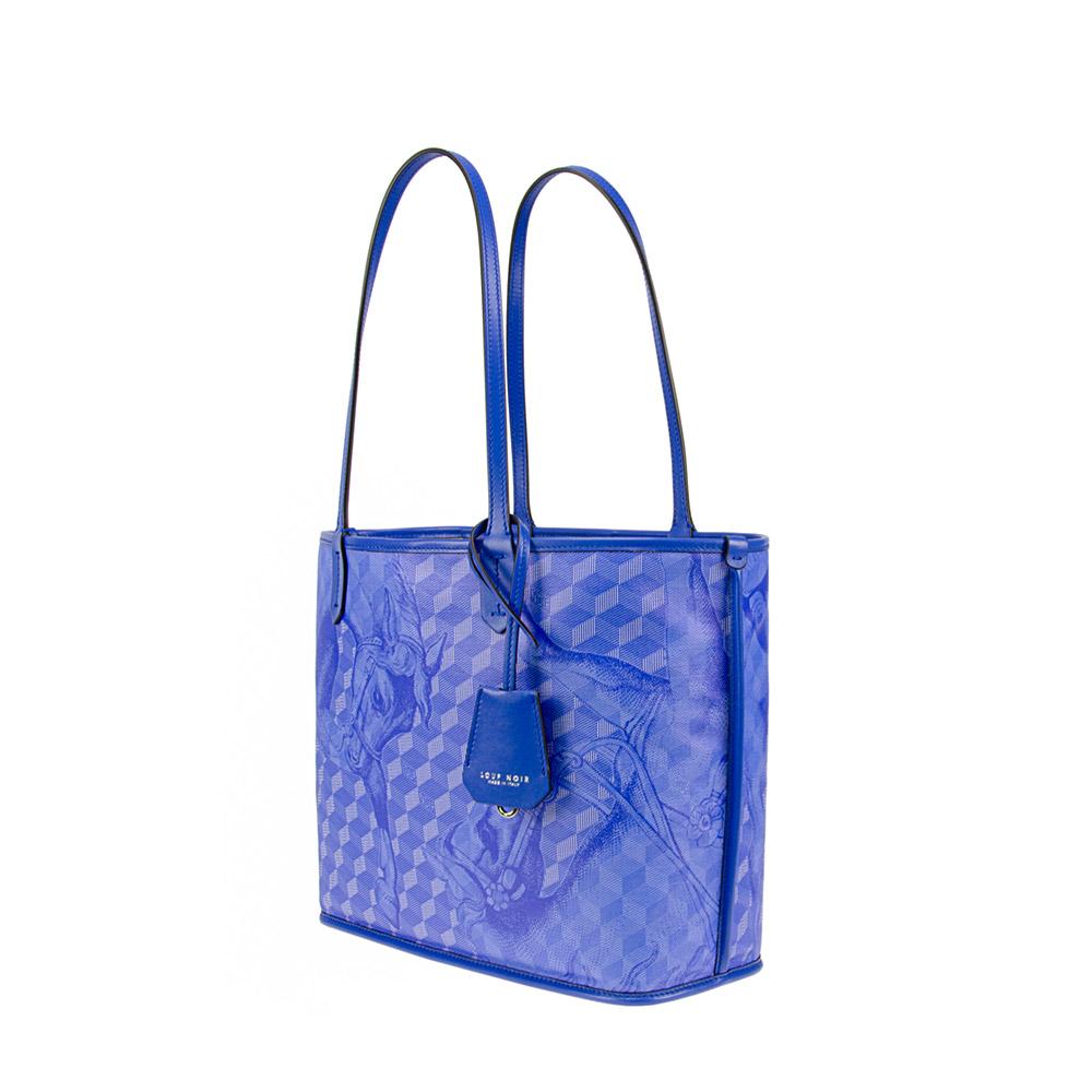 Loup Noir ST. TROPEZ XS SHOPPER Toile Dazzling Blue